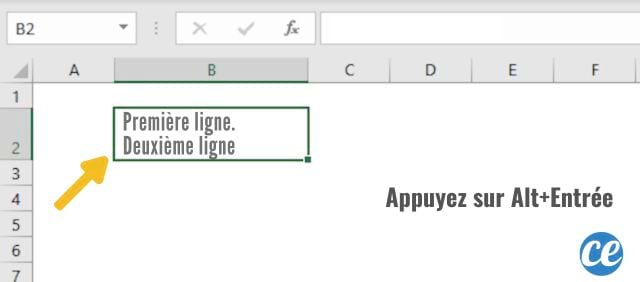 Comment Faire Un Retour à La Ligne Dans Une Cellule Sur Excel 8002