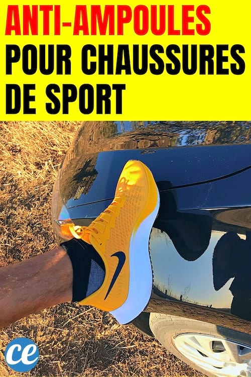 Anti-ampoules pour chaussures de sport 