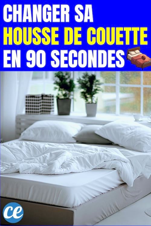 Changer sa housse de couette en 90 secondes 