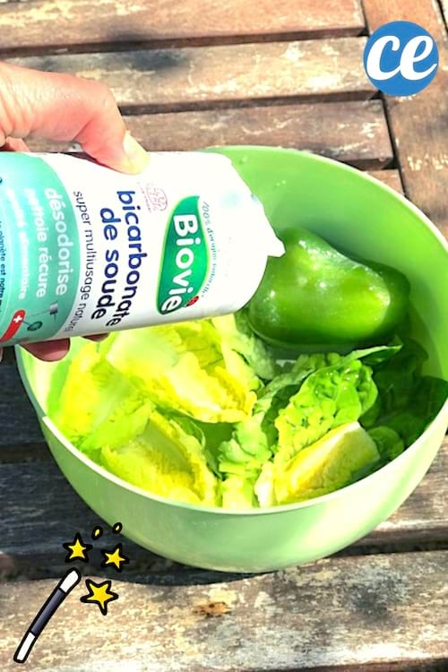 Du bicarbonate de soude pour se débarrasser des pesticides sur les légumes