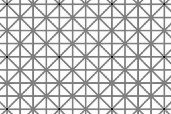 défi illusion optique point noir