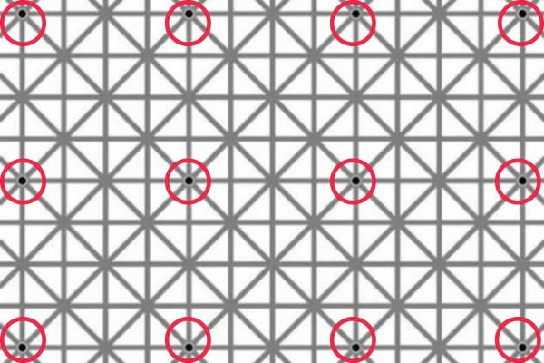 résultat illusion optique point noir