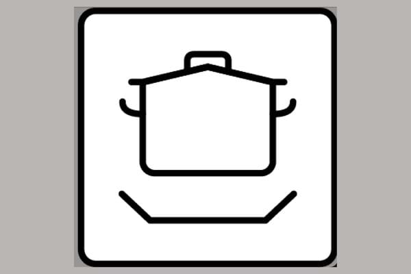 Option de lavage intensif pour casseroles.