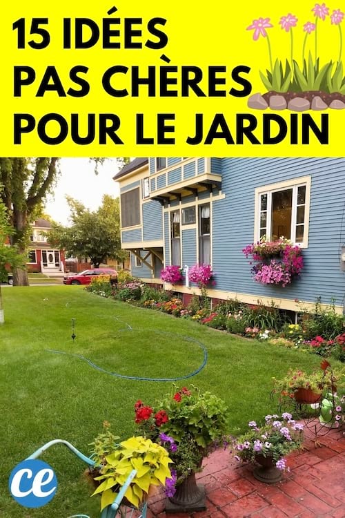 15 idées Pas Chères Pour le Jardin.