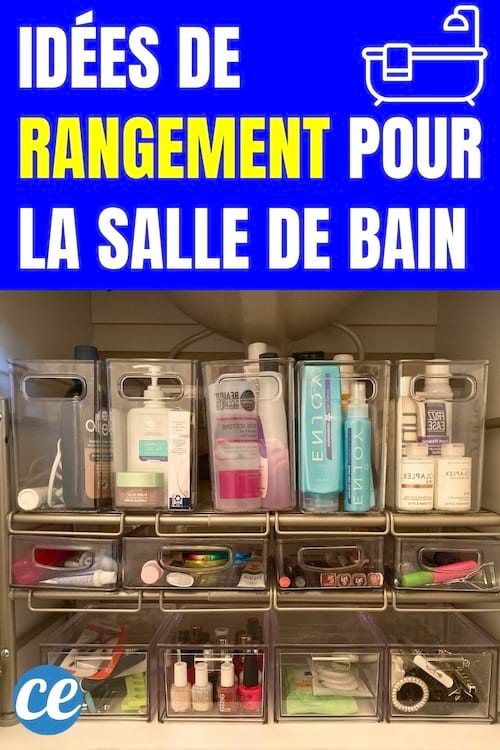 Idées de rangement pour la salle de bain 