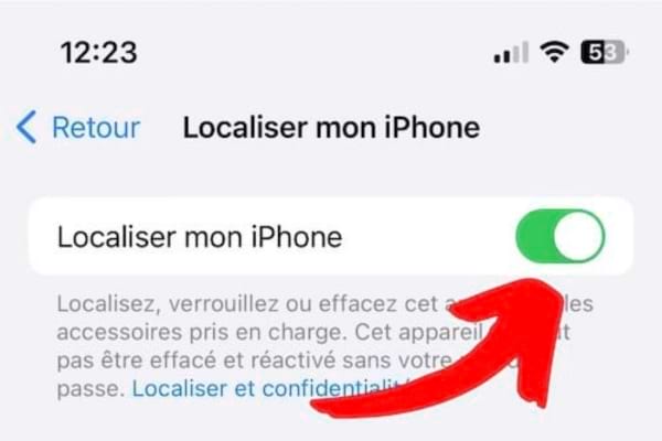 comment retrouver mon iphone volé eteint