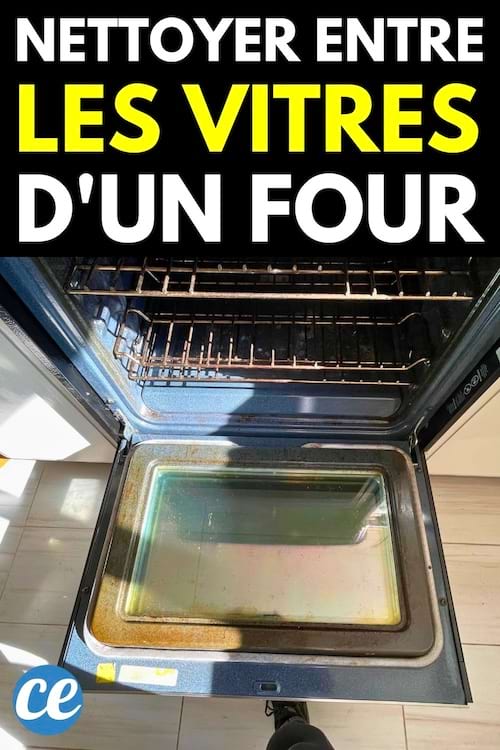 Nettoyer Entre les Vitres d'un Four
