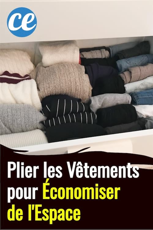 Plier les Vêtements pour Économiser de l'Espace