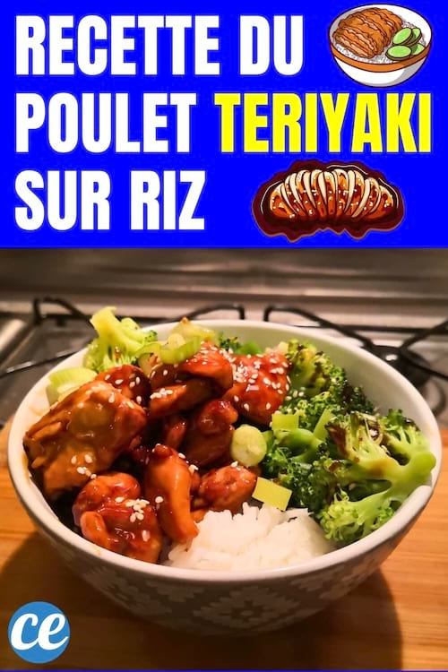 Recette du Poulet Teriyaki sur Riz