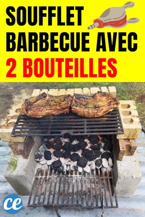Soufflet Barbecue avec 2 Bouteilles