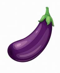 Aubergine violet légumes