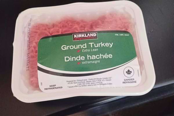 Emballage de dinde hachée extra maigre