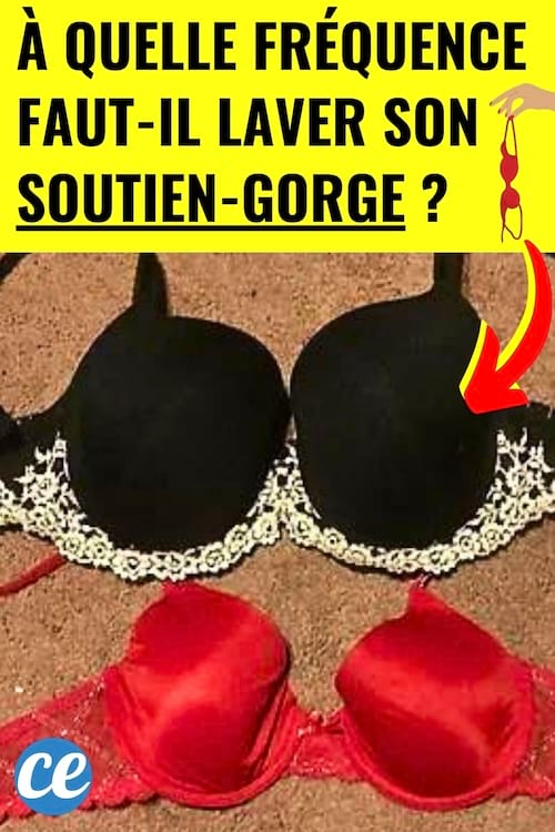 Des soutien-gorge sales qu'il faut laver au bout de 3 jours