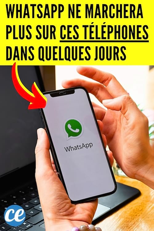 Une téléphone où WhatsApp ne fonctionnera plus en juin
