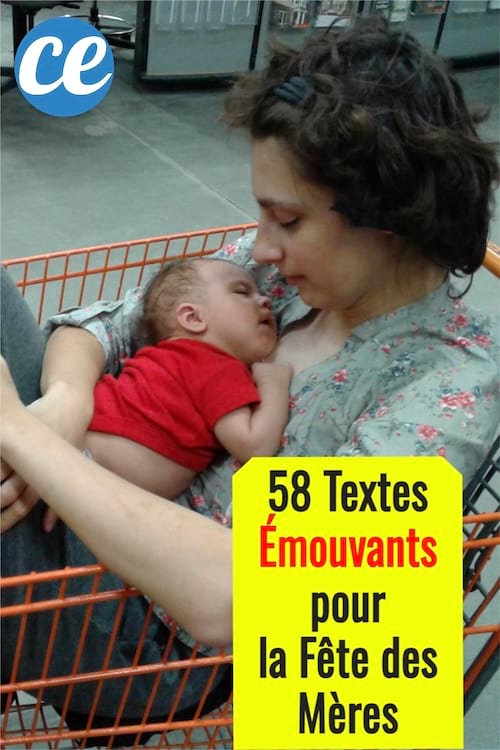 Une maman avec son bébé dans un cadis 