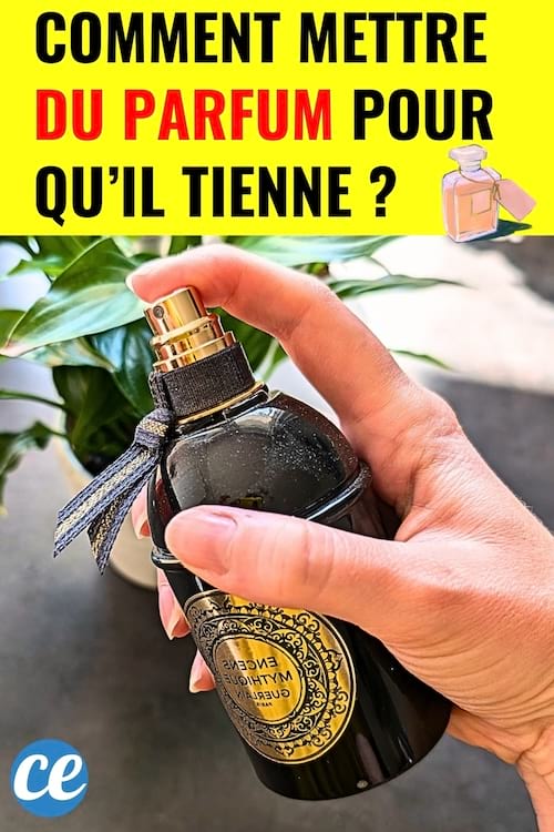 Une femme qui met du parfum pour qu'il tienne toute la journée