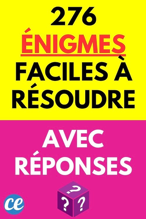 276 énigmes faciles à résoudre avec des réponses