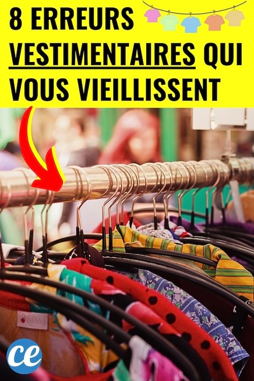 Des habits sur des cintres qui vieillissent si on les porte 