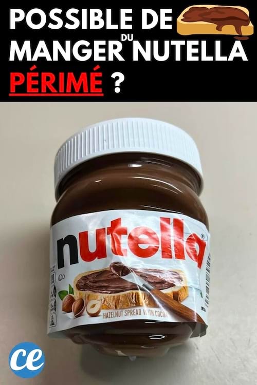Pot de nutella endommagé 