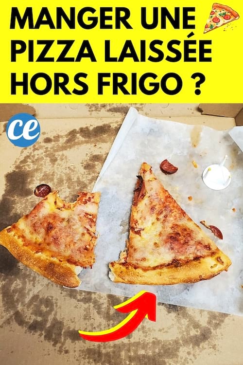 Une pizza dans un carton qui a été laissée à l'air libre toute la nuit