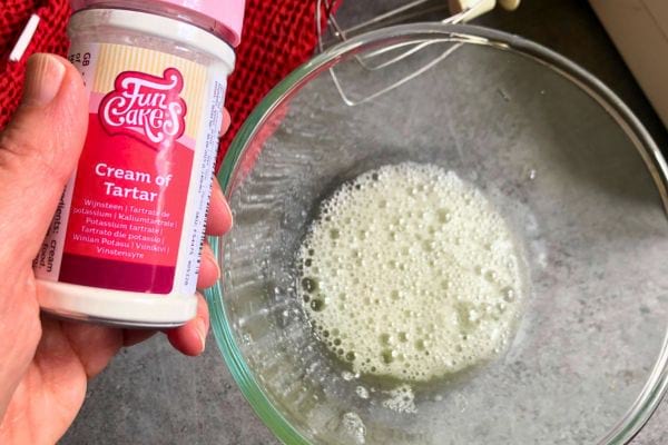 de la crème de tarte pour faire monter les blancs en neige