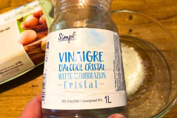 du vinaigre blanc pour faire monter les blancs en neige