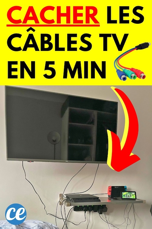 5 Astuces Pour Cacher les Câbles et Fils de la TV.