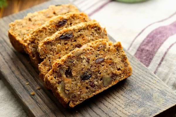 Carrot cake avec raisins