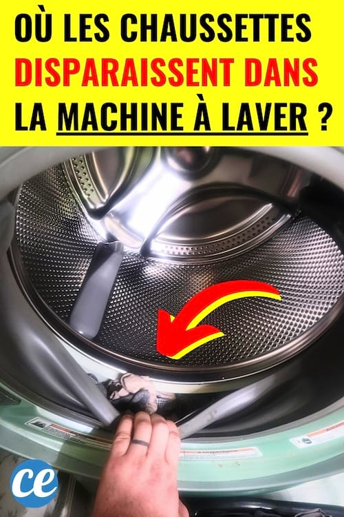 Une chaussette qui a disparu dans la machine à laver