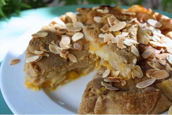 Clafoutis aux pêches