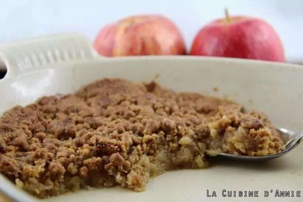 Crumble aux pommes