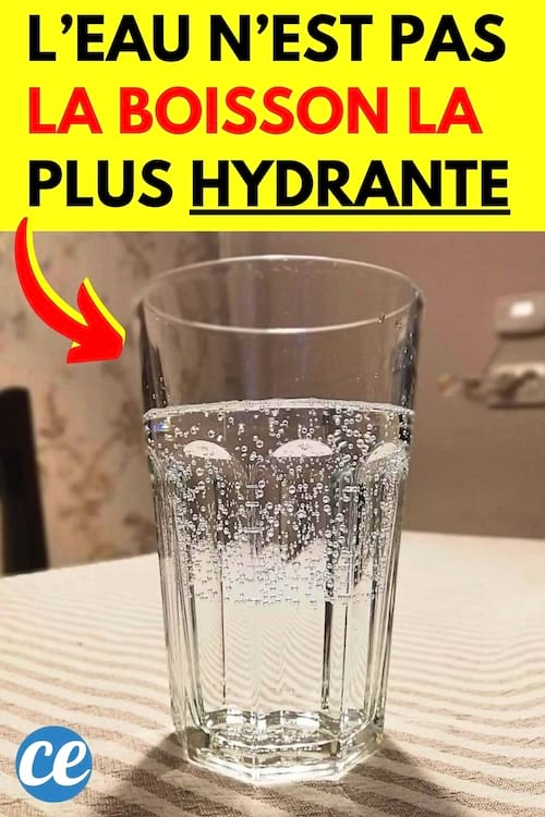 Un verre d'eau qui n'est pas la boisson la plus hydratante