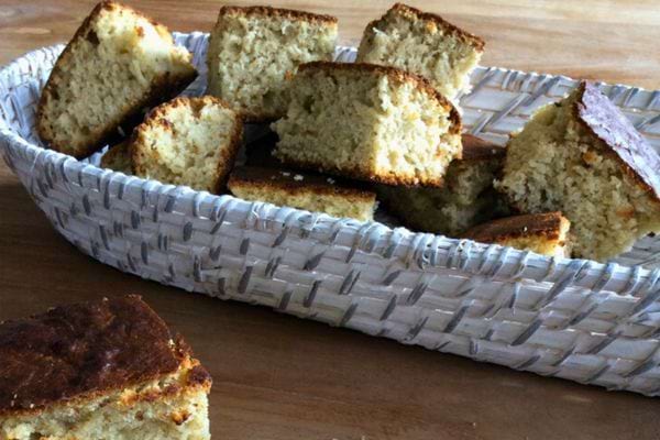 Gâteau compote rhubarbe 