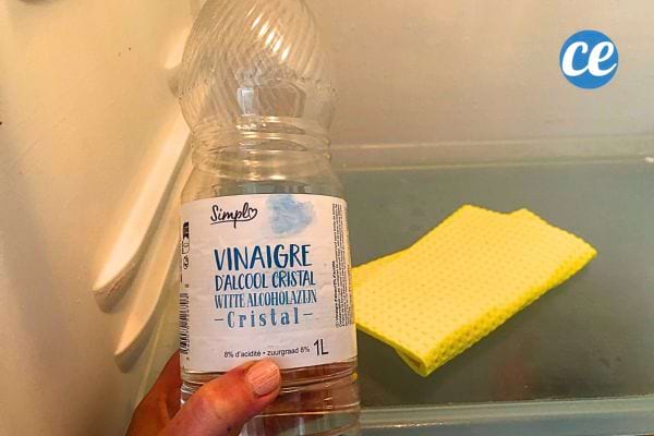 du vinaigre blanc pour nettoyer le frigo