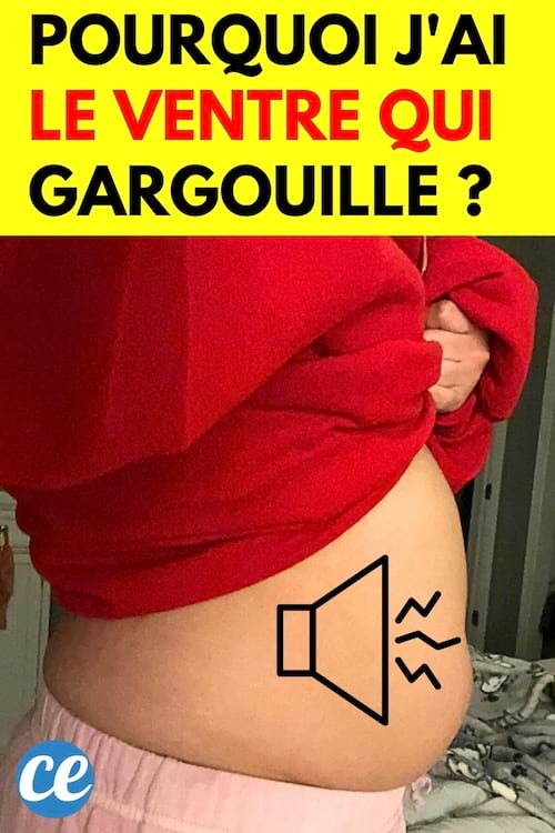 Un ventre d'une femme qui gargouille et que faire pour l'arrêter