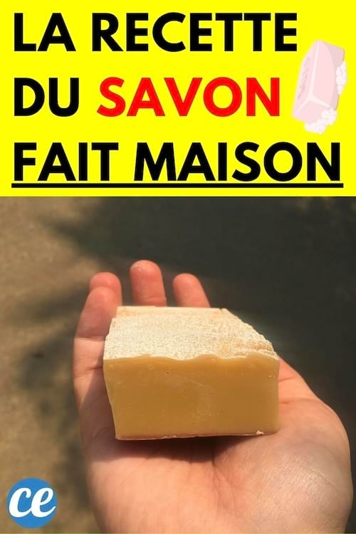 Un savon dans une main