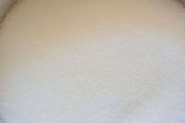 Tas de sucre en poudre.