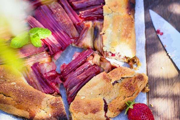 Tarte à la rhubarbe