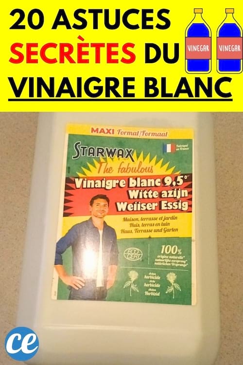 Bidon de vinaigre blanc 