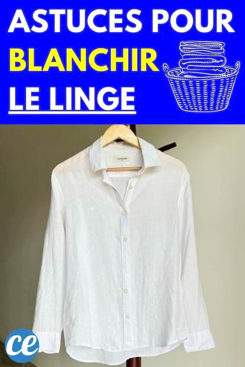 Une chemise blanche sur un cintre