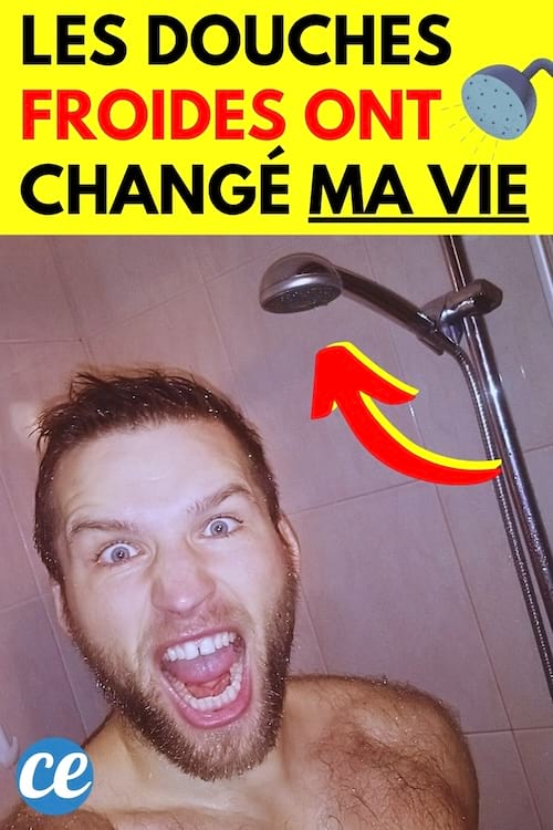 Un homme qui prend une douche froide pour ses bienfaits sur la santé