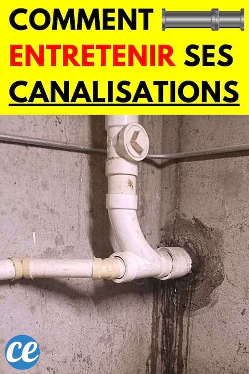 Tuyaux de canalisation blancs 