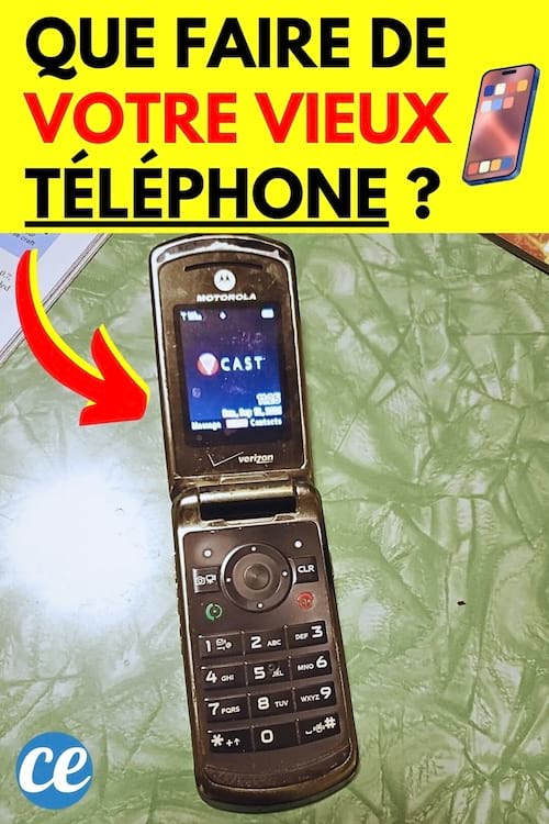 Un vieux téléphone à recycler ou vendre pour gagner de l'argent