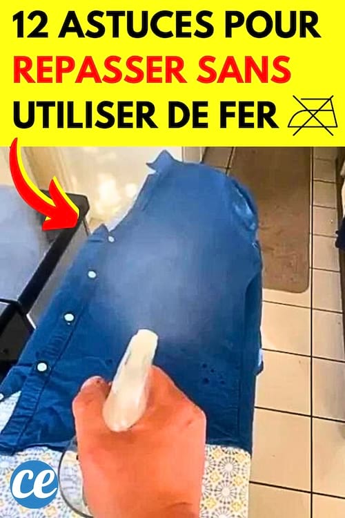 Une chemise qui est repassée sans utiliser de fer à repasser à la maison