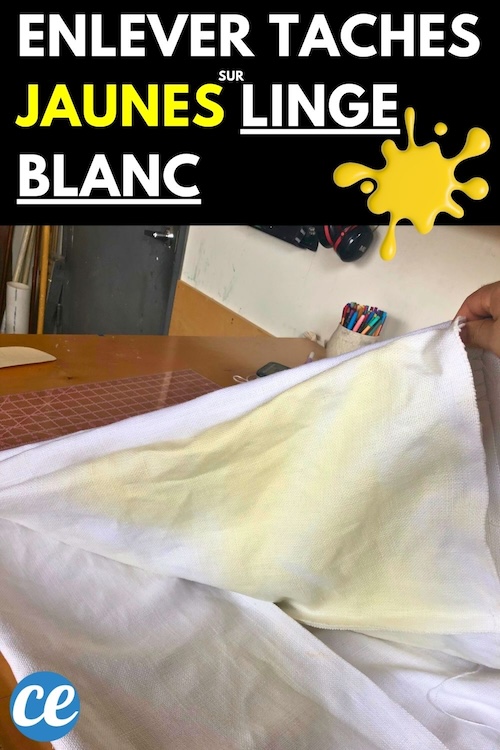 Enlever Tache Jaune Sur Vetement Blanc