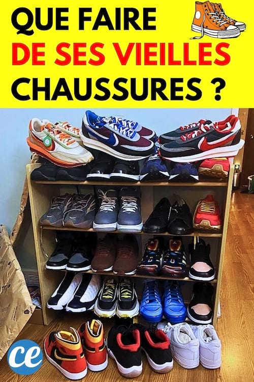 Des vieilles chaussures à la maison qui vont avoir une seconde vie