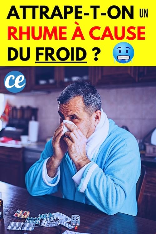 Un vieux monsieur qui a attrapé un rhume sans avoir froid