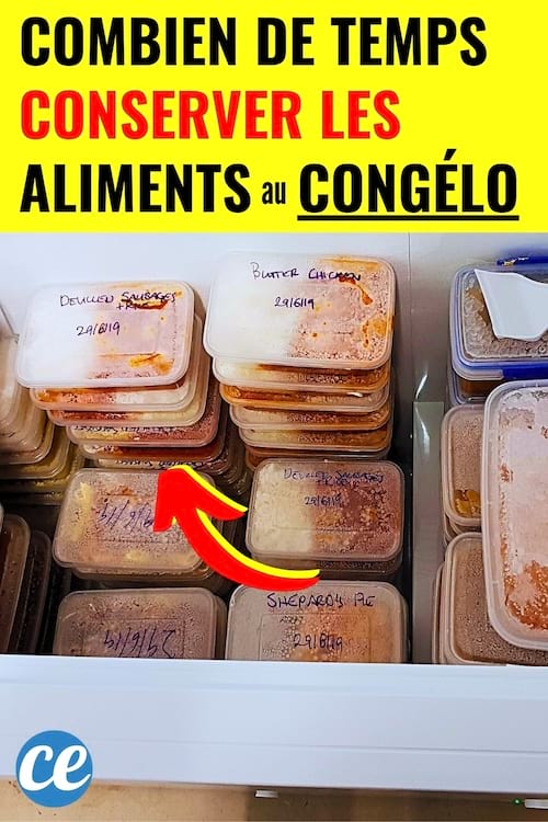 Des aliments au congélateur qu'il ne faut pas garder trop longtemps