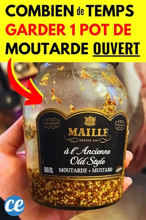 Une moutarde Maille périmée que l'on peut conserver