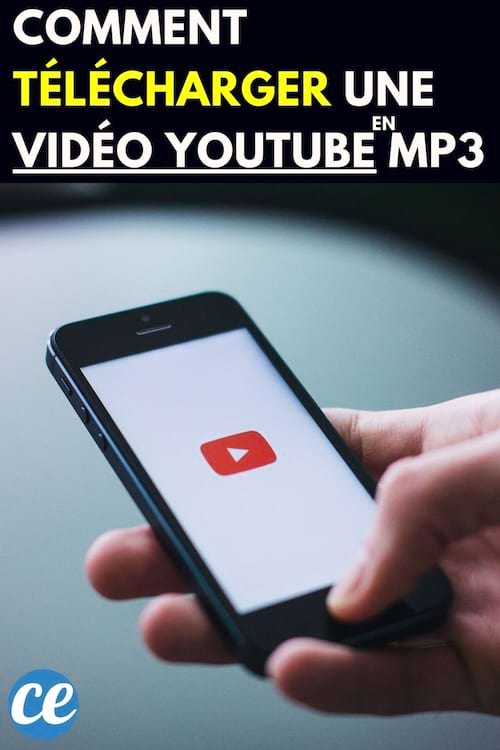 Le logo YT sur l'écran d'un iphone qui est dans la main d'une personne 